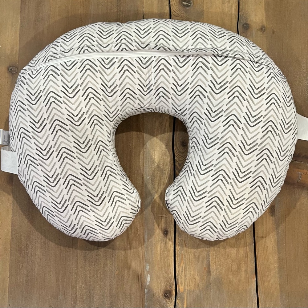 Boppy Gray Chevron Nursing Pillow - Picture 3 of 3